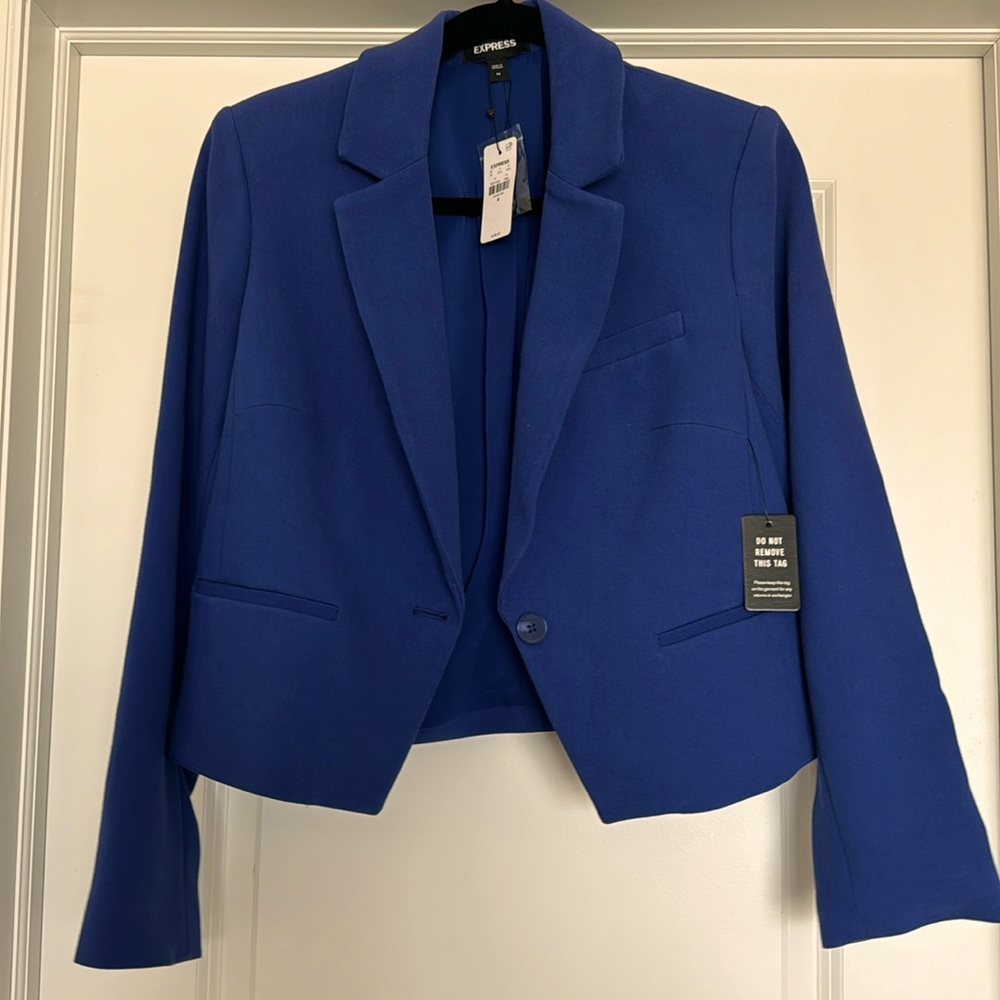 Express cropped blazer